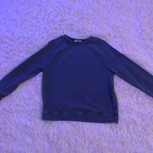 Long sleeve navy blue shirt. Size small (2).